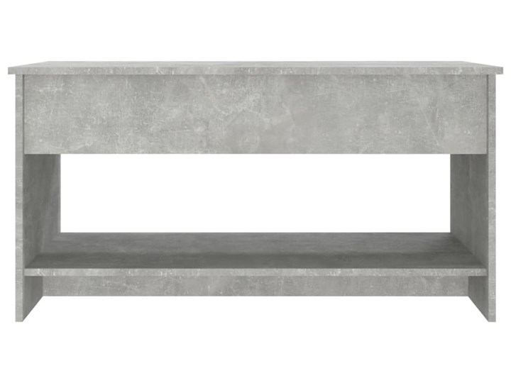 vidaXL Stolik kawowy, szarość betonu, 102x50x52,5 cm Szerokość 50 cm Długość 102 cm Funkcje Z regulacją wysokości Drewno Styl Nowoczesny