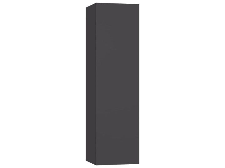 vidaXL Szafki telewizyjne, 2 szt., szare, 30,5x30x110 cm, płyta Pomieszczenie Salon