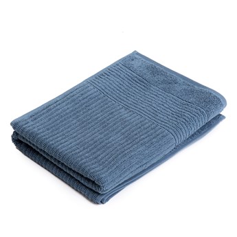 Ręcznik NALTIO w paski niebieski 70x130 cm - Homla