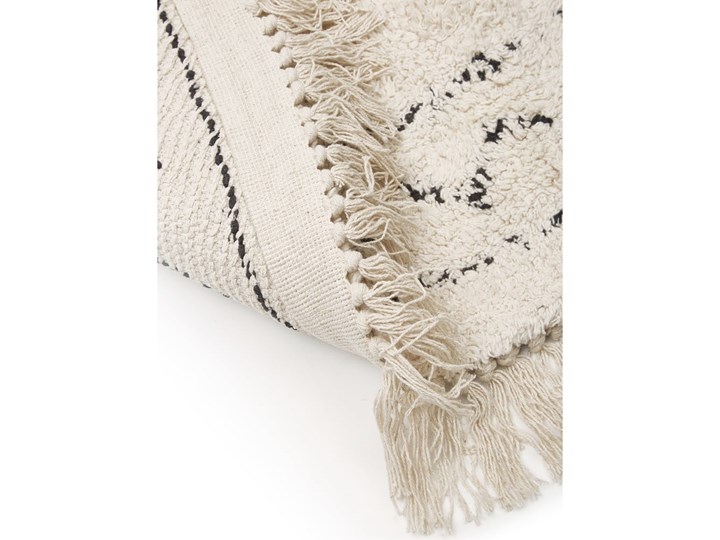 Beżowy ręcznie tkany bawełniany dywan Westwing Collection Fionn, ø 150 cm Pomieszczenie Salon 150x150 cm Okrągły Dywany Bawełna Pomieszczenie Sypialnia