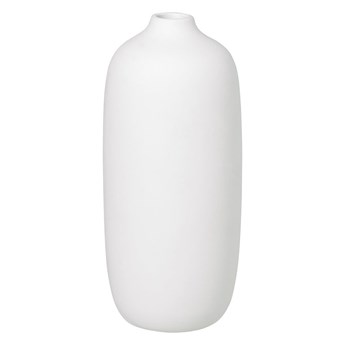 Biały ceramiczny wazon Blomus Ceola, wys. 18 cm