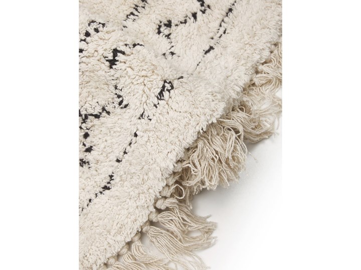 Beżowy ręcznie tkany bawełniany dywan Westwing Collection Fionn, ø 150 cm 150x150 cm Okrągły Pomieszczenie Sypialnia Bawełna Dywany Pomieszczenie Salon