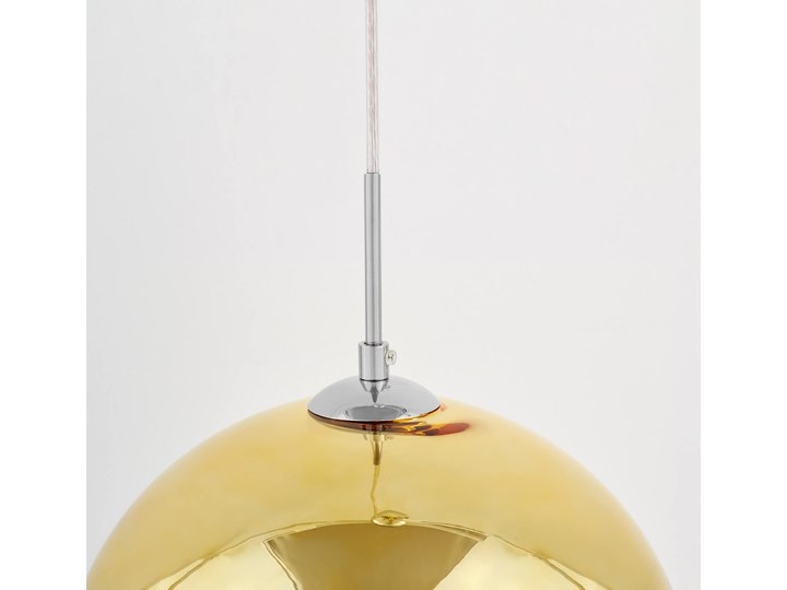 LAMPA WISZĄCA NOWOCZESNA ZŁOTA VERONI D30 LUMINA DECO Metal Lampa z kloszem Lampa z abażurem Szkło Kolor Złoty