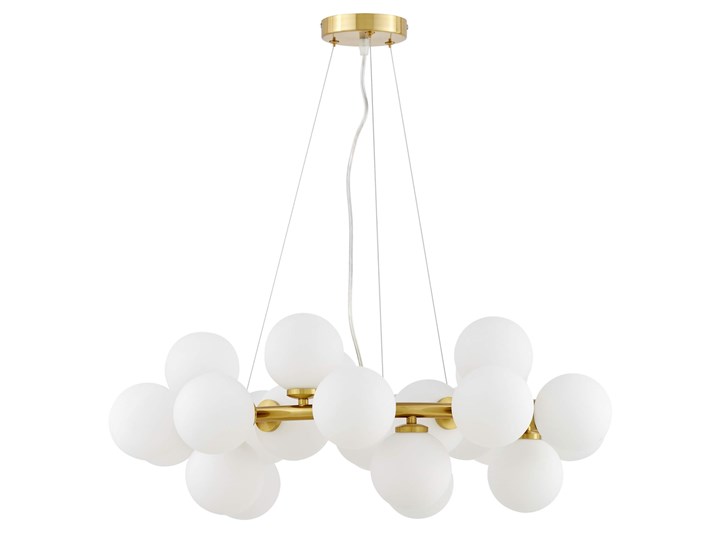 LAMPA WISZĄCA NOWOCZESNA MOSIĘŻNA MARSIADA W25 LUMINA DECO Metal Lampa z abażurem Mosiądz Lampa z kloszem Szkło Kategoria Lampy wiszące