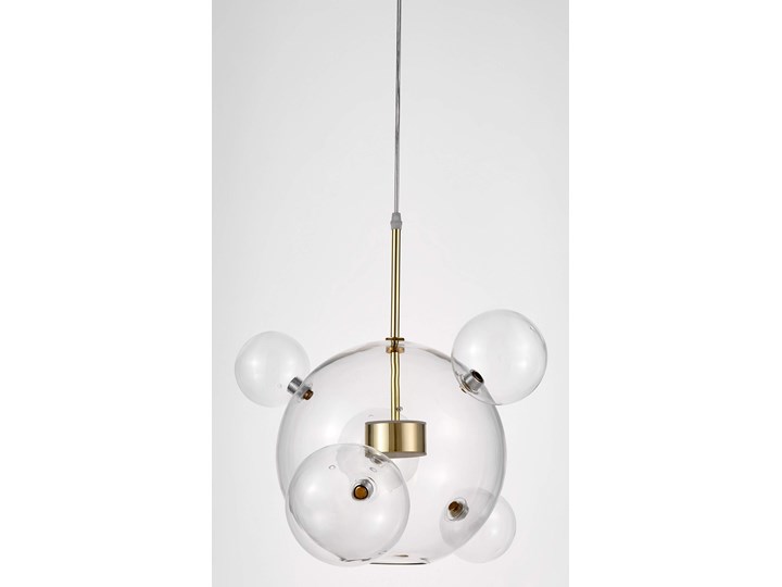 NOWOCZESNA LAMPA WISZĄCA ZŁOTA NERONI W6 LUMINA DECO Szkło Metal Lampa z kloszem Styl Nowoczesny Funkcje Brak dodatkowych funkcji