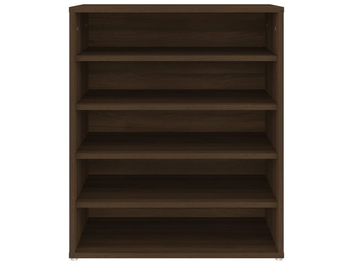 vidaXL Szafka na buty, brązowy dąb, 60x35x70 cm Głębokość 35 cm Szerokość 60 cm Na zdjęcia Drewno Pomieszczenie Przedpokój