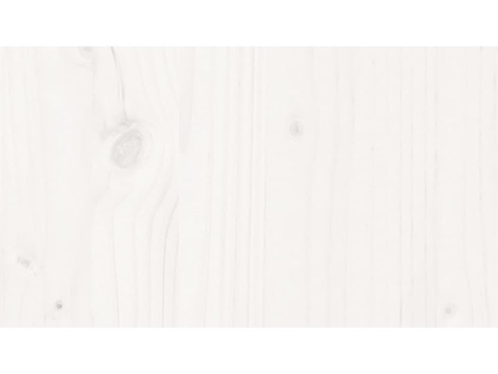 vidaXL Rama łóżka, biała, lite drewno sosnowe, 120x200 cm Łóżko drewniane Styl Nowoczesny Styl Rustykalny