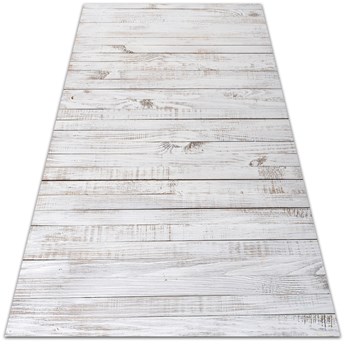 Modny dywan winylowy Białe deski tekstura 60x90 cm