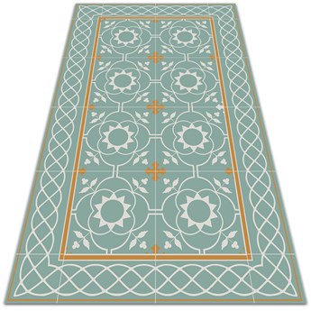 Modny uniwersalny dywan winylowy Vintage symetria 60x90 cm