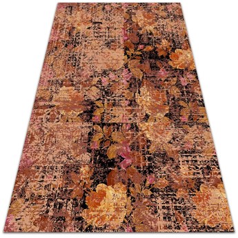 Modny winylowy dywan Vintage kwiaty 60x90 cm