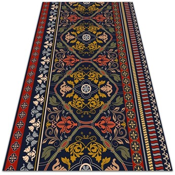 Modny winylowy dywan Kwiatowy wzór boho 60x90 cm