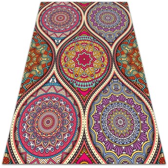 Modny uniwersalny dywan winylowy Kolorowa mandala 60x90 cm