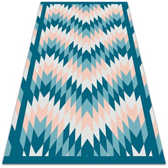 Modny dywan winylowy Geometryczna jodełka 60x90 cm