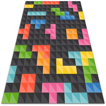 Wewnętrzny dywan winylowy Kostki tetris 60x90 cm