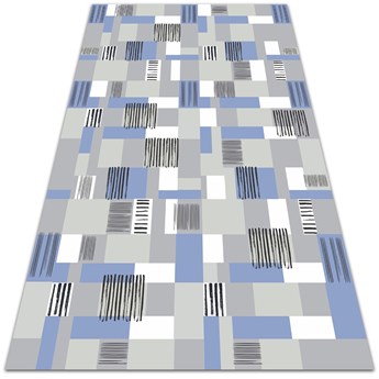 Modny dywan winylowy Geometryczne prostokąty 60x90 cm