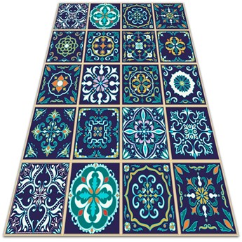 Modny dywan winylowy Portugalskie kafelki 60x90 cm