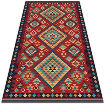 Piękny dywan zewnętrzny Kolorowe trójkąty retro 60x90 cm