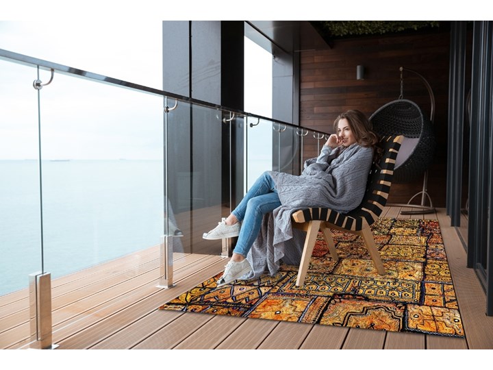 Nowoczesny dywan outdoor wzór Turecka mozaika 60x90 cm Winyl Dywany 80x120 cm Kategoria Dywany