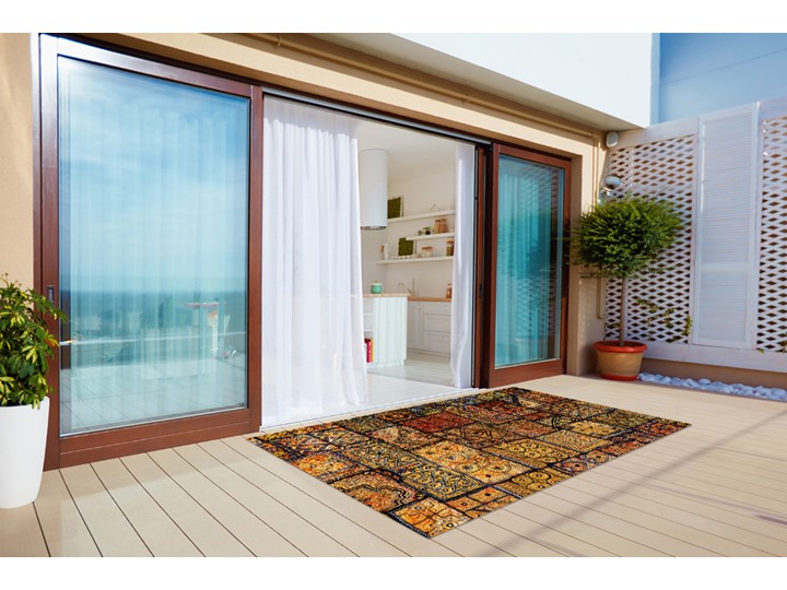 Nowoczesny dywan outdoor wzór Turecka mozaika 60x90 cm Winyl 80x120 cm Dywany Kategoria Dywany