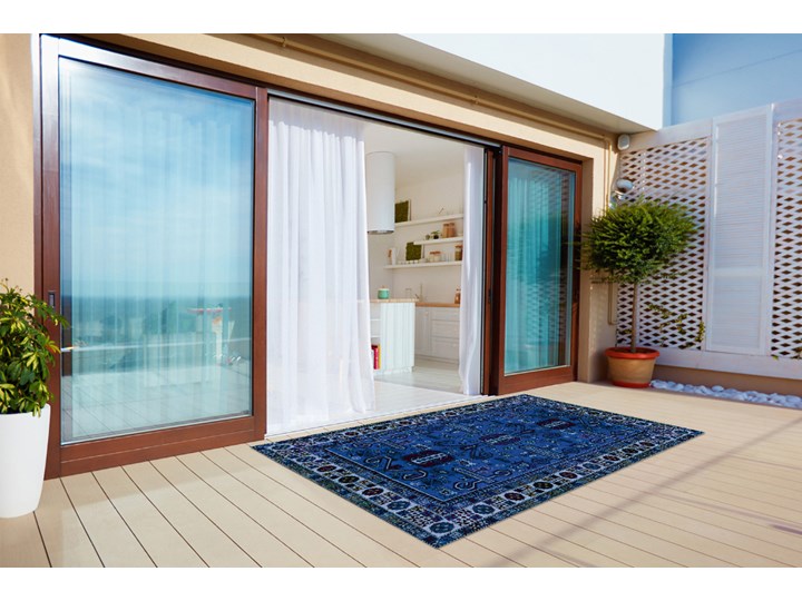 Nowoczesny dywan na balkon wzór Wschodni styl 60x90 cm Dywany 80x120 cm Winyl Kategoria Dywany