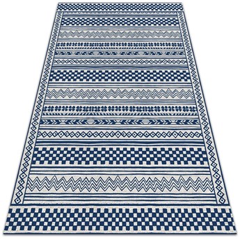Nowoczesny dywan tarasowy Geometryczny szlaczek 60x90 cm
