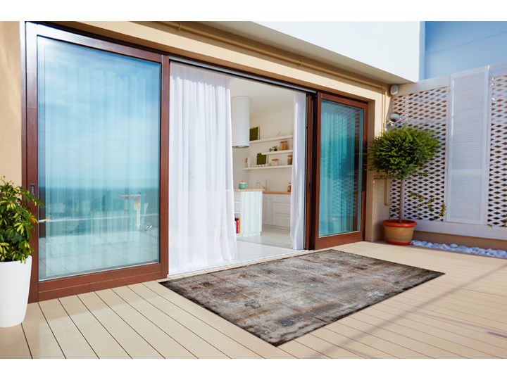 Nowoczesny dywan na balkon wzór Rdzawa blacha 60x90 cm 80x120 cm Winyl Dywany Kategoria Dywany