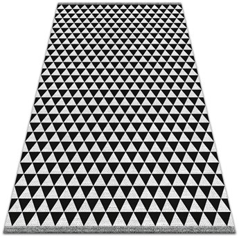 Nowoczesny dywan na balkon wzór Wzór trójkąty 60x90 cm