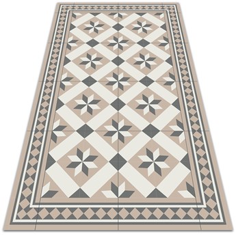 Nowoczesny dywan tarasowy Ośmioramienne gwiazdy 60x90 cm