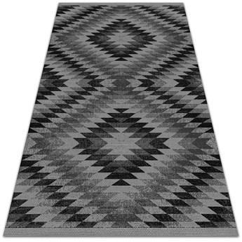 Nowoczesny dywan tarasowy Ciemne równoległoboki 60x90 cm