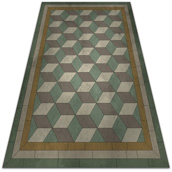 Nowoczesny dywan tarasowy wzór Bloki 60x90 cm
