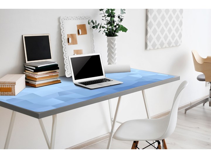 Podkładki na całe biurko Abstrakcja niebieska 90x45 cm Podstawka pod laptop Podkładka na biurko Kategoria Akcesoria na biurko