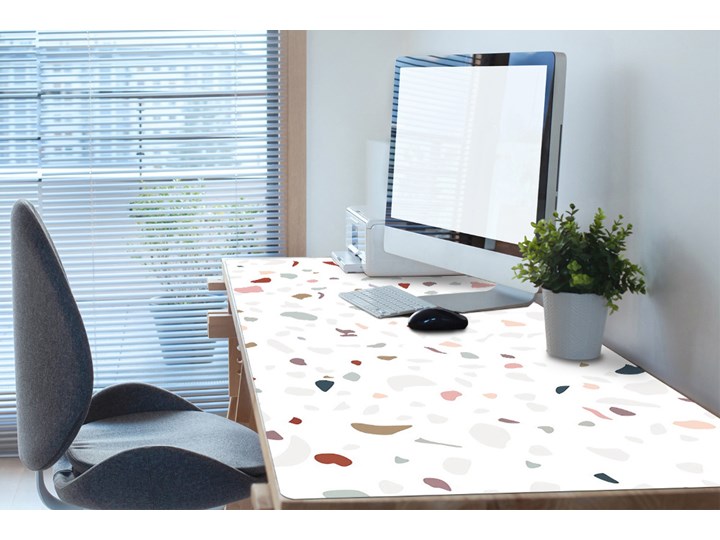 Mata na biurko Kolorowe plamki 90x45 cm Podstawka pod laptop Podkładka na biurko Kategoria Akcesoria na biurko