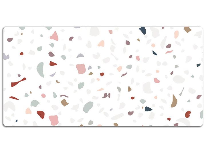 Mata na biurko Kolorowe plamki 90x45 cm Podkładka na biurko Podstawka pod laptop Kategoria Akcesoria na biurko