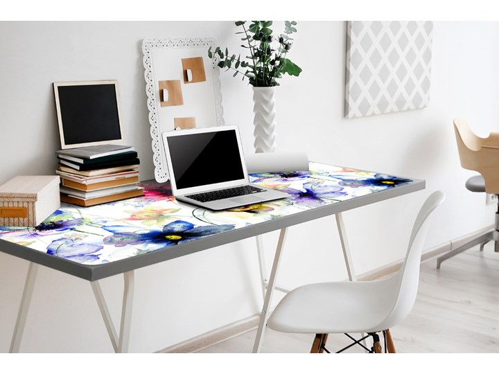 Duża podkładka na biurko Polne kwiaty 90x45 cm Podstawka pod laptop Kategoria Akcesoria na biurko