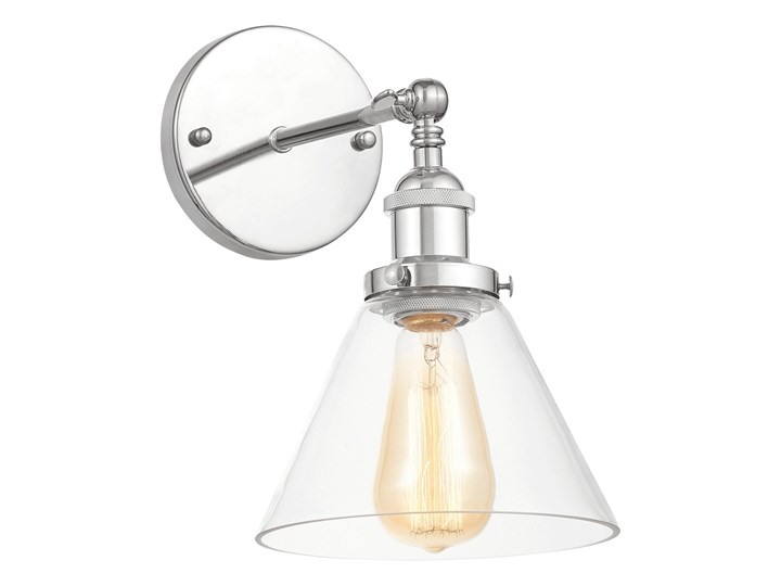 KINKIET LAMPA ŚCIENNA LOFT NUBI PRO W1 Szkło Kinkiet łazienkowy Metal Kinkiet z kloszem Kinkiet z abażurem Styl Nowoczesny