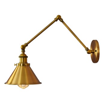 LAMPA ŚCIENNA KINKIET LOFTOWY MOSIĘŻNY GUBI W2