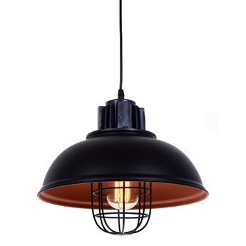LAMPA WISZĄCA LOFT CZARNA FUKO