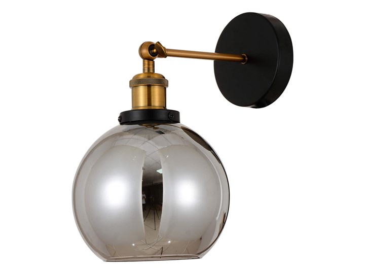 LAMPA ŚCIENNA KINKIET LOFT ZAGALLO Metal Kinkiet z abażurem Szkło Kinkiet z kloszem Kategoria Lampy ścienne