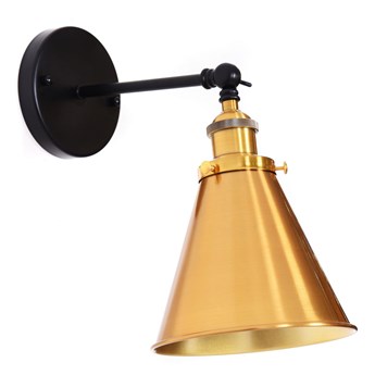 LAMPA ŚCIENNA KINKIET LOFTOWY CZARNY GORI W1