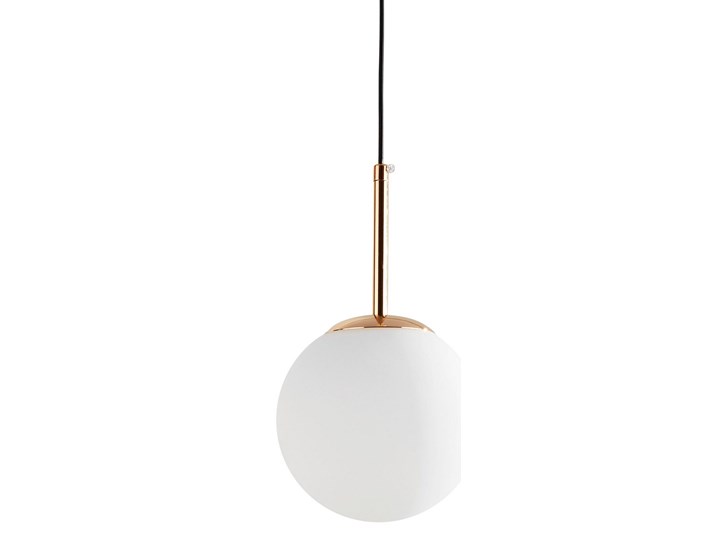 NOWOCZESNA LAMPA WISZĄCA ZŁOTA FREDICA W1 Lampa z kloszem Lampa kula Metal Styl Nowoczesny Szkło Pomieszczenie Jadalnia