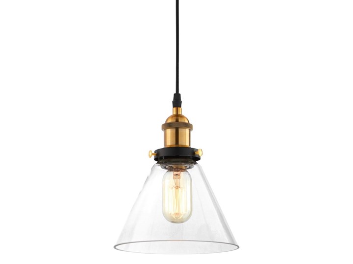 LAMPA WISZĄCA LOFT NUBI W1 Metal Szkło Mosiądz Lampa z kloszem Lampa z abażurem Pomieszczenie Sypialnia