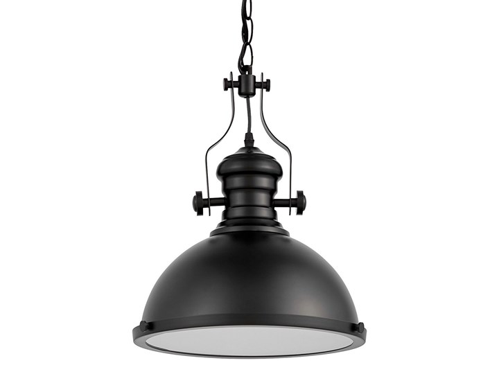 LAMPA WISZĄCA INDUSTRIALNA CZARNA DUŻA ELIGIO W3 Lampa przemysłowa Szkło Kategoria Lampy wiszące Metal Pomieszczenie Biuro i pracownia