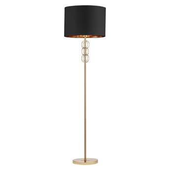 LAMPA STOJĄCA PODŁOGOWA CZARNO-MOSIĘŻNA AZZARIA