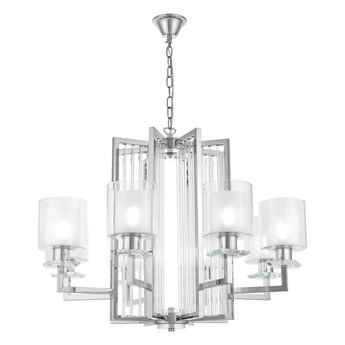 NOWOCZESNA LAMPA WISZĄCA CHROMOWANA MANHATTAN W8