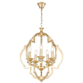 LAMPA WISZĄCA ZŁOTA CESARO W5 LUMINA DECO