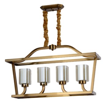 LAMPA WISZĄCA LOFT MOSIĘŻNA ATLANTA W4 LUMINA DECO