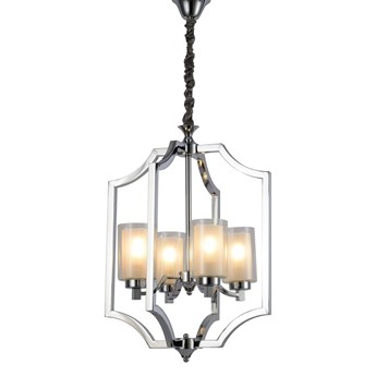 LAMPA WISZĄCA LOFT CHROMOWANA VIGATTO W4 LUMINA DECO