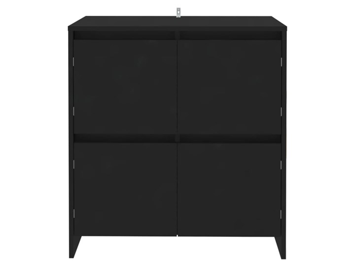 vidaXL Komoda, czarna, 70 x 41 x 75 cm, płyta wiórowa Głębokość 41 cm Szerokość 105 cm Płyta MDF Szerokość 70 cm Z szufladami Styl Minimalistyczny