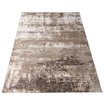 Beżowo-brązowy oryginalny dywan do pokoju - Lopi 7X