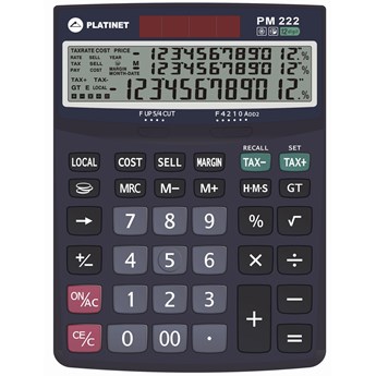 Kalkulator biznesowy z 3 liniami